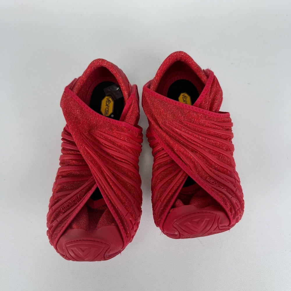 Vibram Furoshiki The Wrapping Sole shoe Red 19WAD10 Size US 9-9.5 EU 41